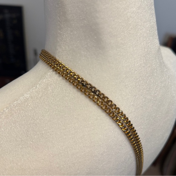 SOLD - Authentic Christan Dior Black and Brown Chain Shoulder Bag - Picture 9 of 11